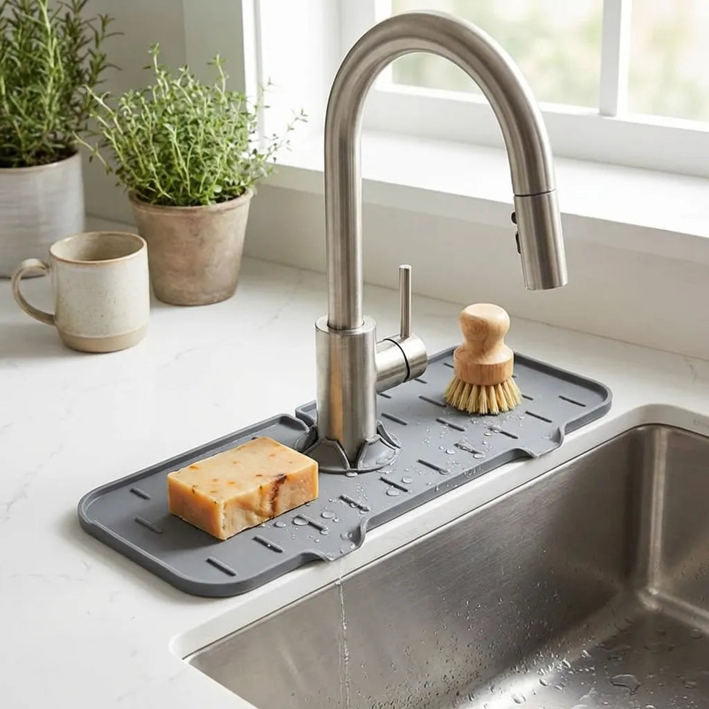 Silicone Sink Faucet Mat
