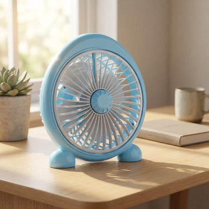 Plastic Cute Mini Cartoon Electric USB Fan