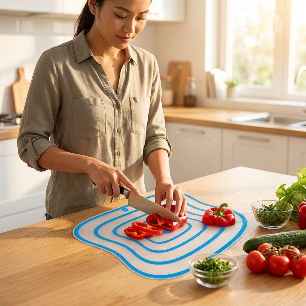 Transparent Flexible Vegetable Cutting Board