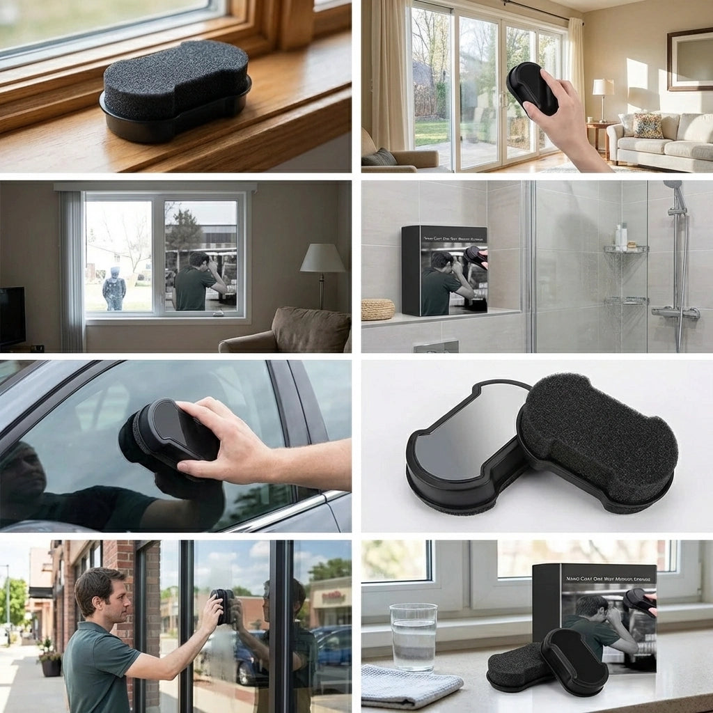 Sponge Windshield Window Glass Cleaner Polishing Cushion
