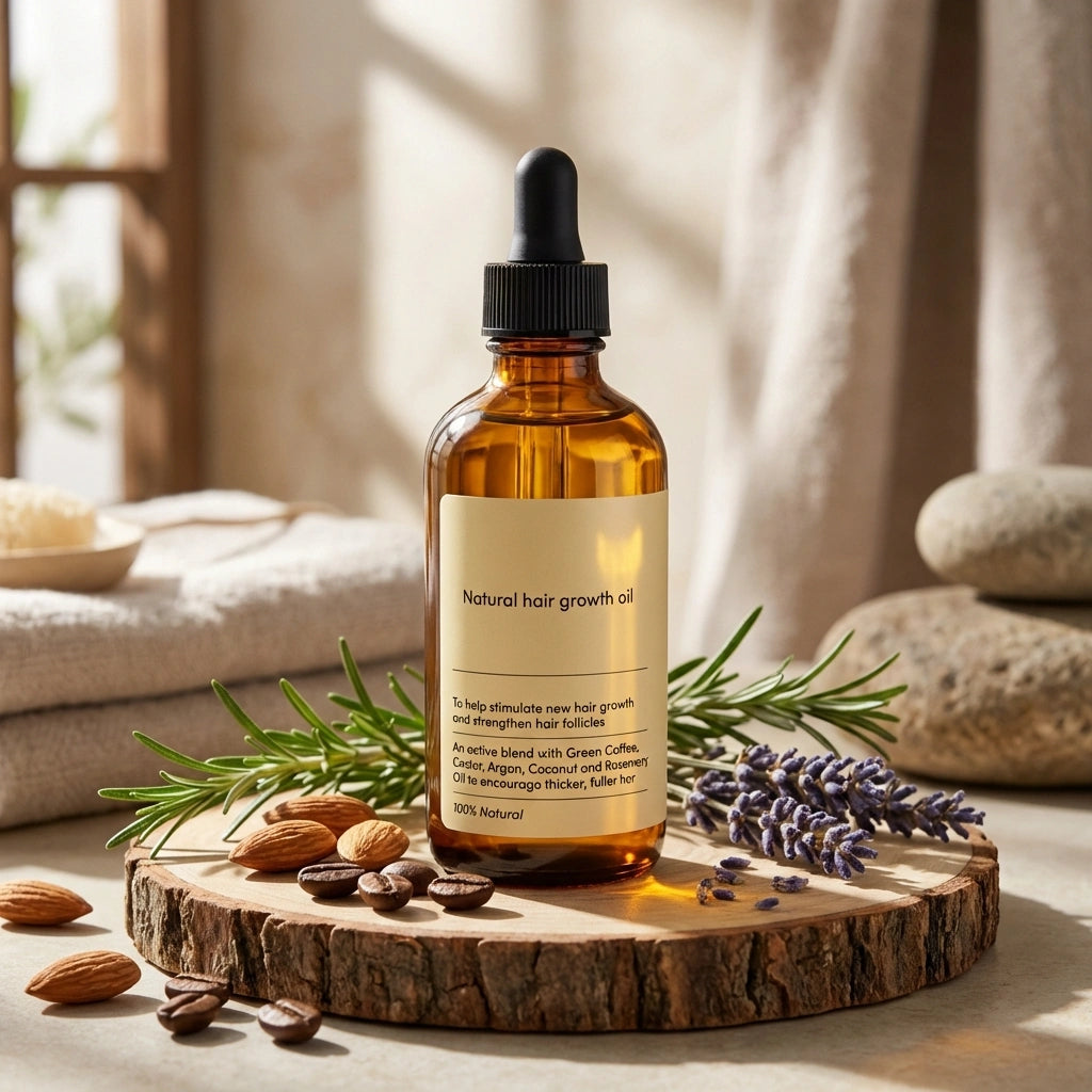 Vegan Natural Hair Growth Oil (Pack of 2)
