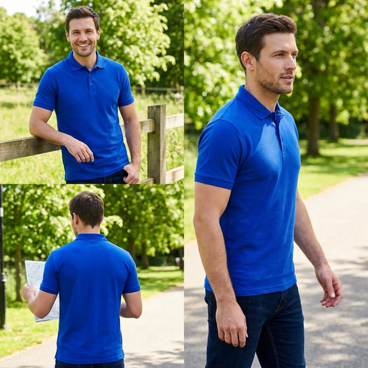Men’s Royal Blue Polo Tee