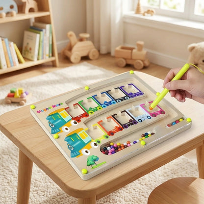 Magnetic Montessori Maze Board