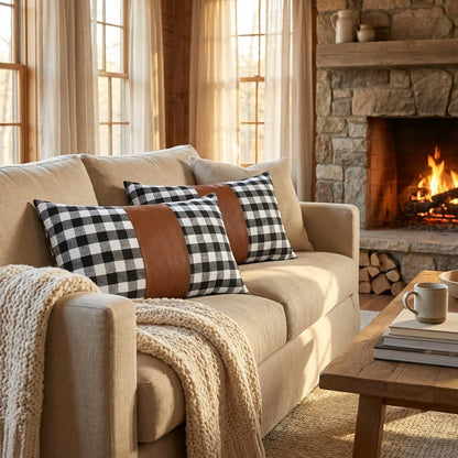 Leather Decorative Pillow Covers