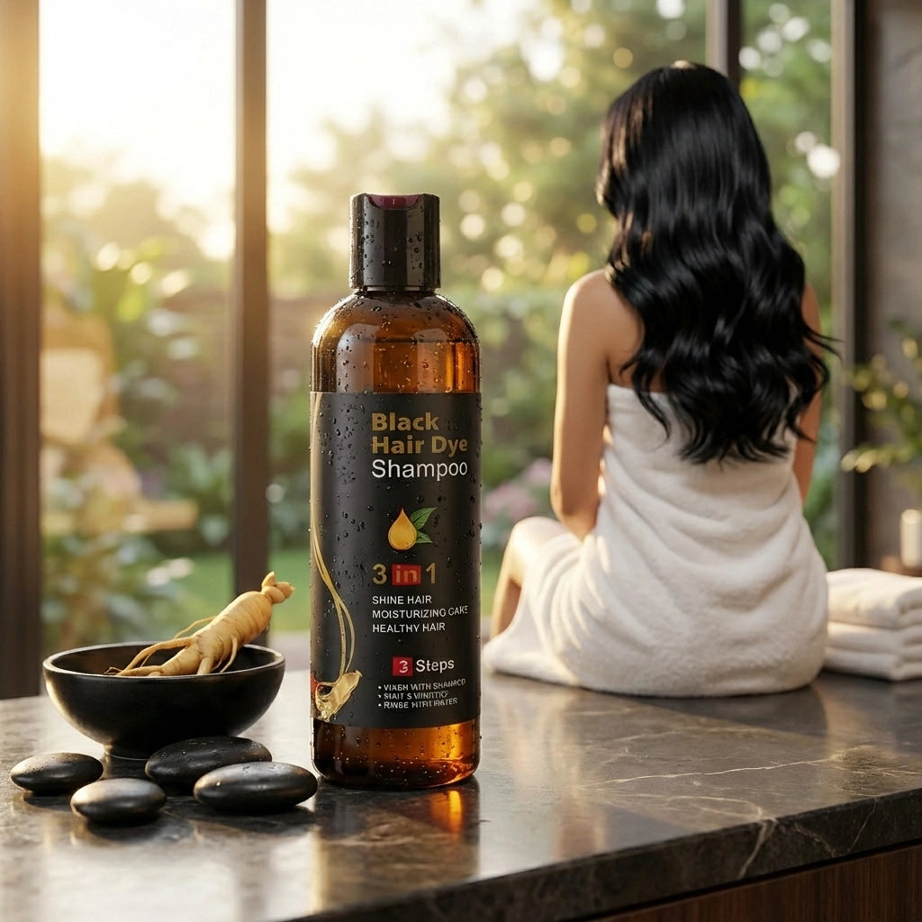 BLOSDREAM Black Hair Shampoo 3 in 1-100ml (Pack of 2)