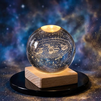 3D Crystal Lamp Ball (Assorted Design)