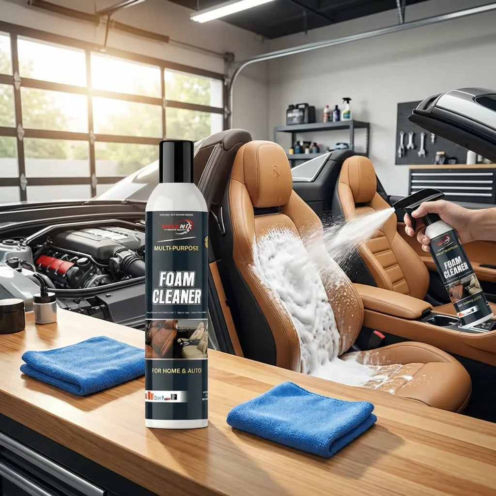 2-in-1 Foaming Car Cleaner