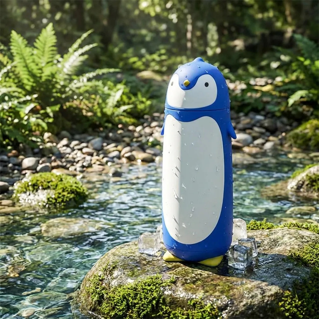 Penguin Cartoon Water Bottle