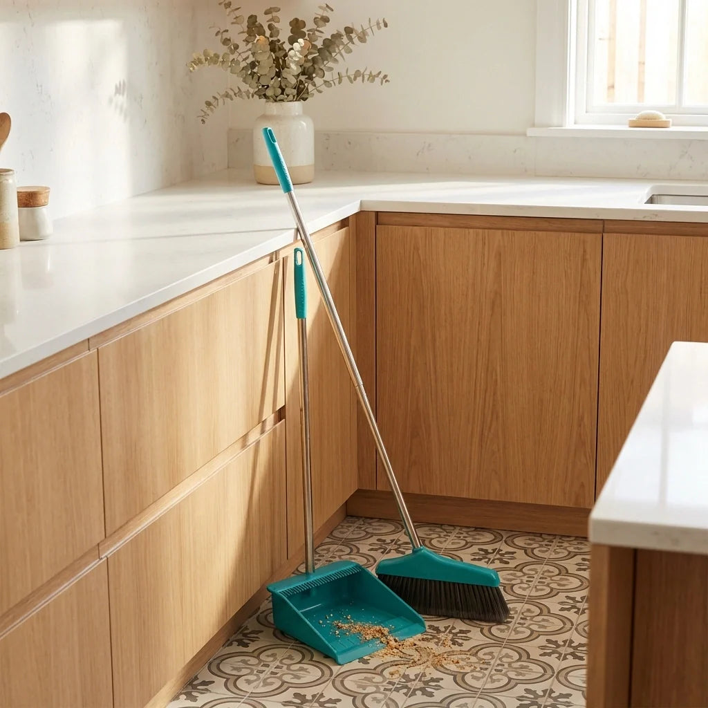 Long Handle Dustpan & Brush Set
