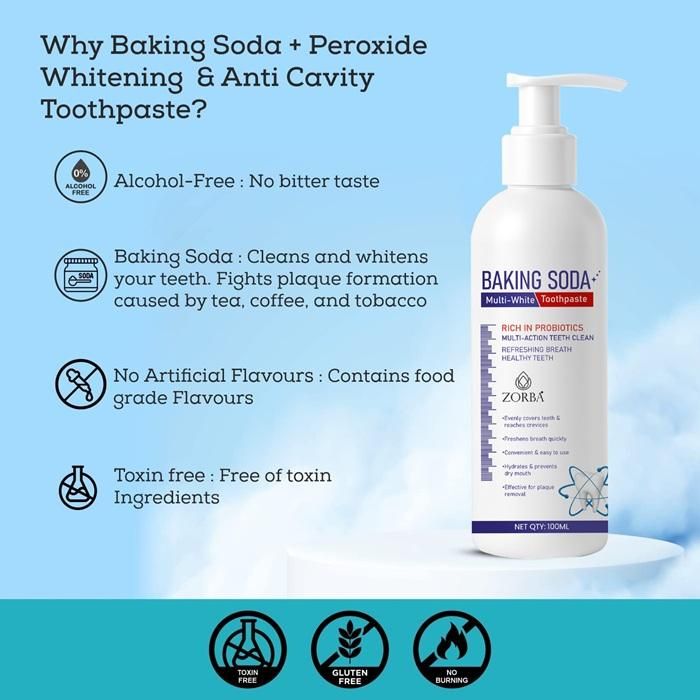 Baking Soda Whitening Toothpaste