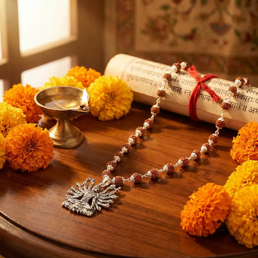 Men’s Shiva Silver Pendant