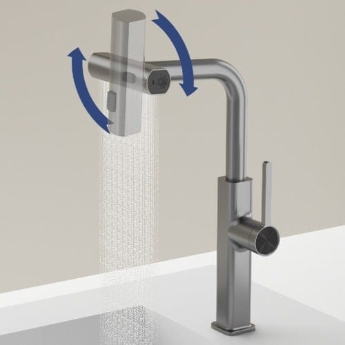 3 in 1 360 Waterfall Kitchen Faucet