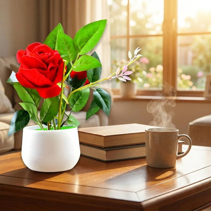 Real Touch Artificial Rose Plant