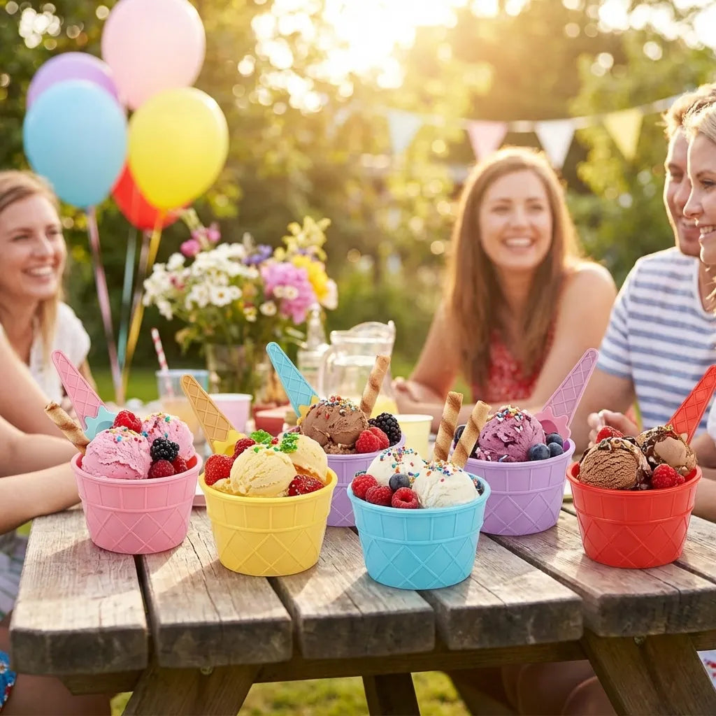 Ice Cream Bowl & Spoon Set