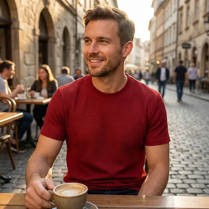 FlexFit Maroon T-Shirt