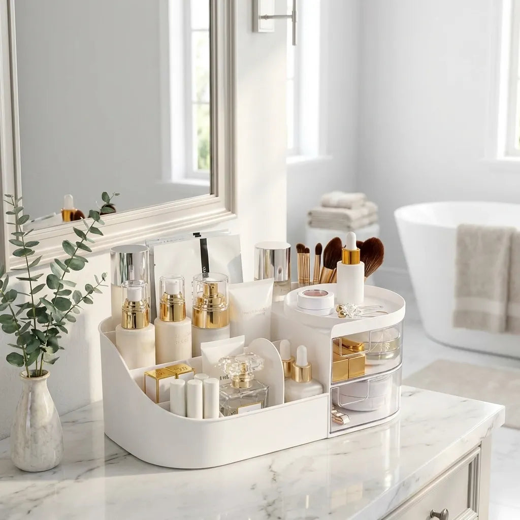 Plastic Vanity Storage Box