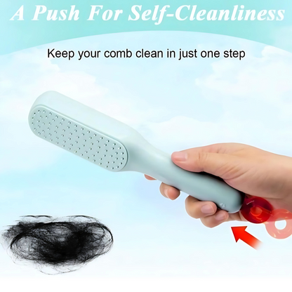 Self-cleaning Anti-static Massage Comb-Pack of 1