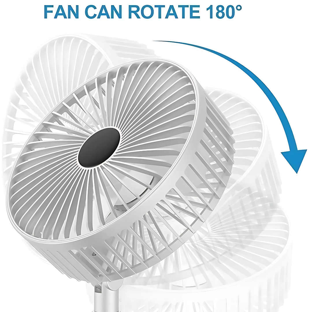 Powerful Rechargeable High Speed Table Desk Fan