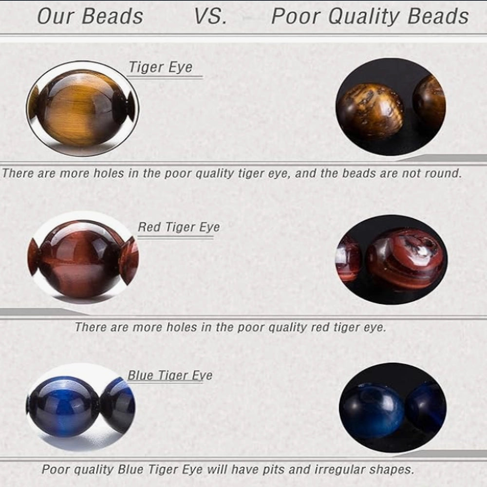 Tiger Eye Men’s Bracelet Duo