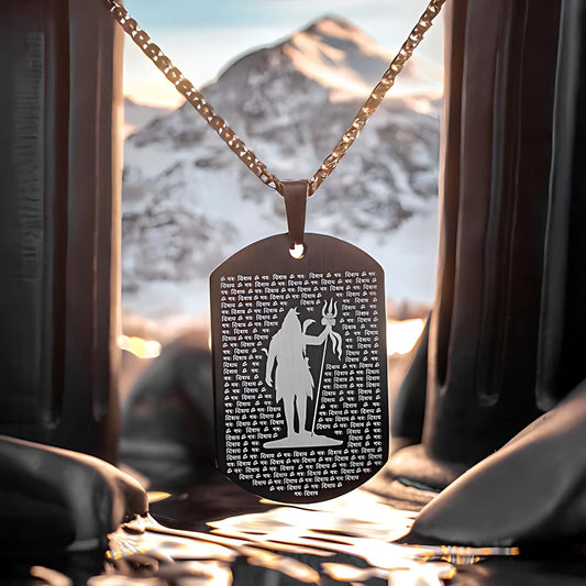 108 Om Namah Shivay Pendant Chain