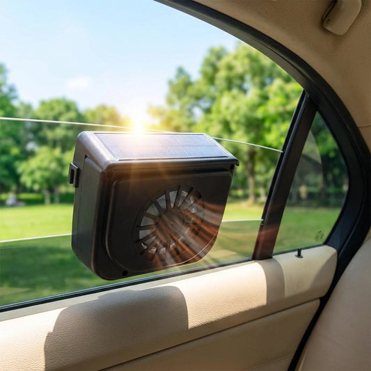 Solar Sun Power Car Auto Air Vent Cool Fan
