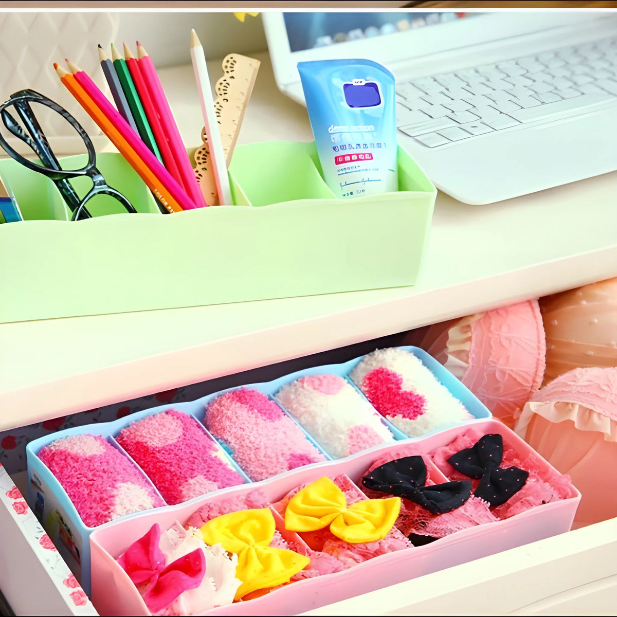 Compartmental Drawer 5-compartment drawer organizer - factorybuy – MaxSmile