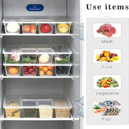 5 Compartment Fridge Organizer Kitchen tool