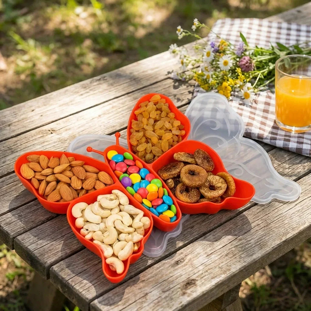 Best 5 compartment multipurpose butterfly plastic tray - home & garden | 2026 | fast shipping