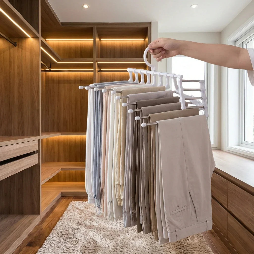 Best 5-in-1 pants hanger - closet organizers | 2026 | fast shipping