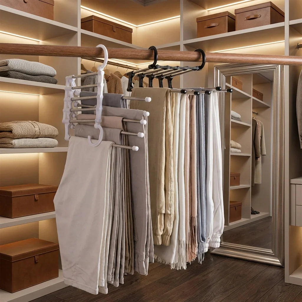 Best 5-in-1 pants hanger - closet organizers | 2026 | fast shipping