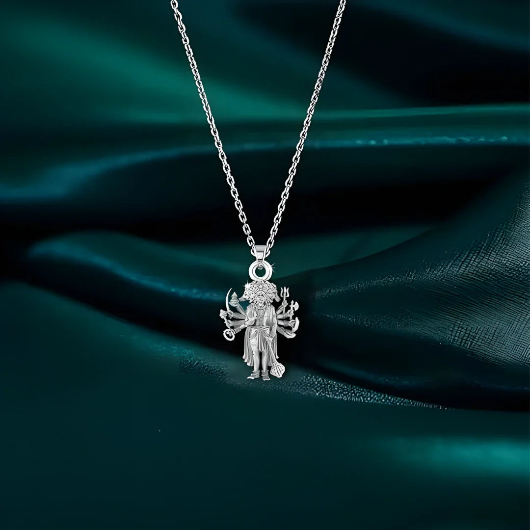 5 Mukhi Standing Hanumanji Pendant with Chain