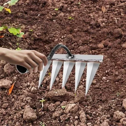 5 Teeth Carbon Steel Garden Weeding garden & outdoor