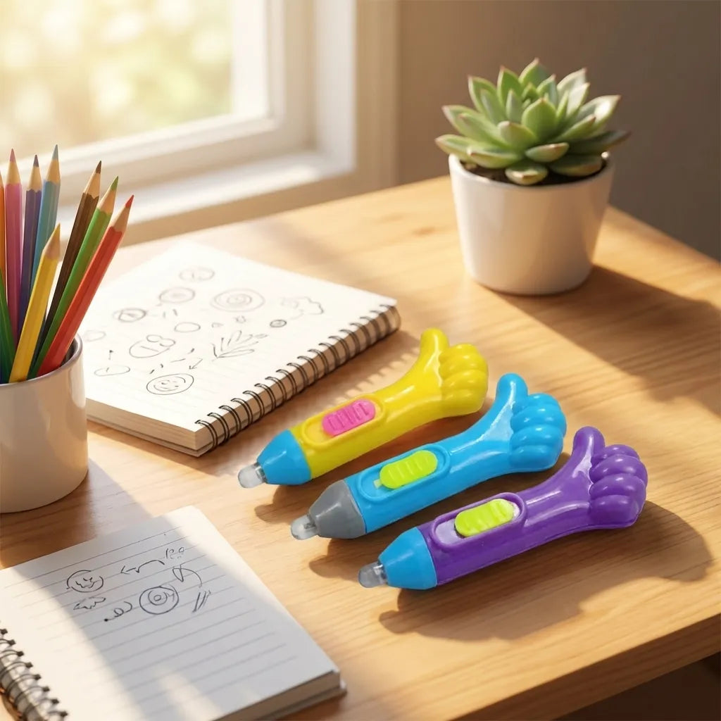 Thumb LED Light Keychain Toy