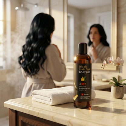 BLOSDREAM Black Hair Shampoo 3 in 1-100ml (Pack of 2)