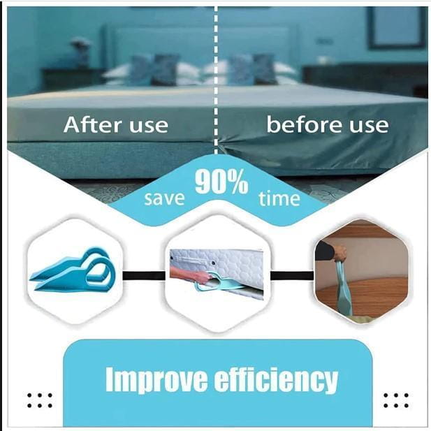 Mattress Lifter Bed Making & Change Bed Sheets Instantly helping Tool (2 pc)