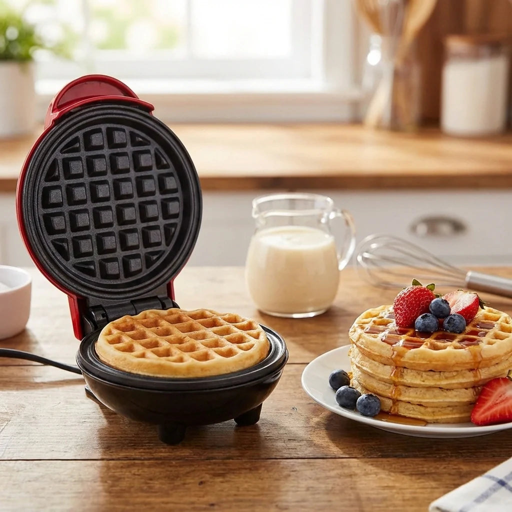 Mini Non-Stick Waffle Maker