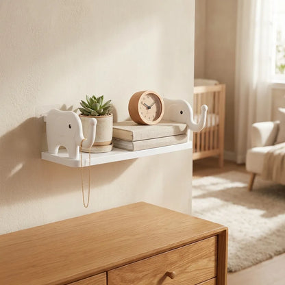 Elephant Shape Self  Floating Wall Shelf