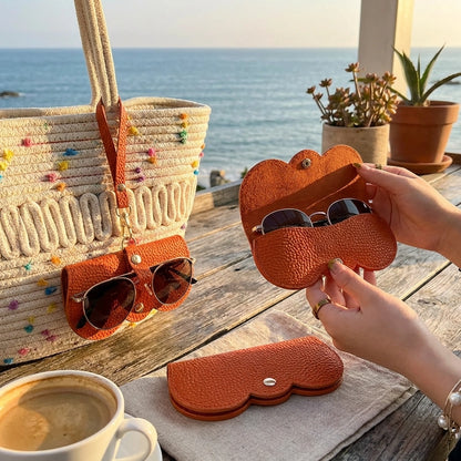 Leather Eyewear Case Set