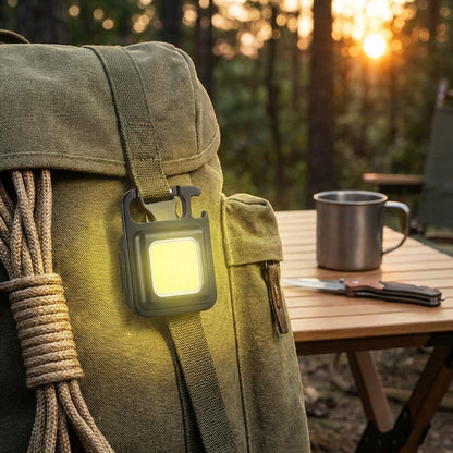 Mini LED COB Flashlight , Keychain Light, 500 Lumen Rechargeable Flashlights