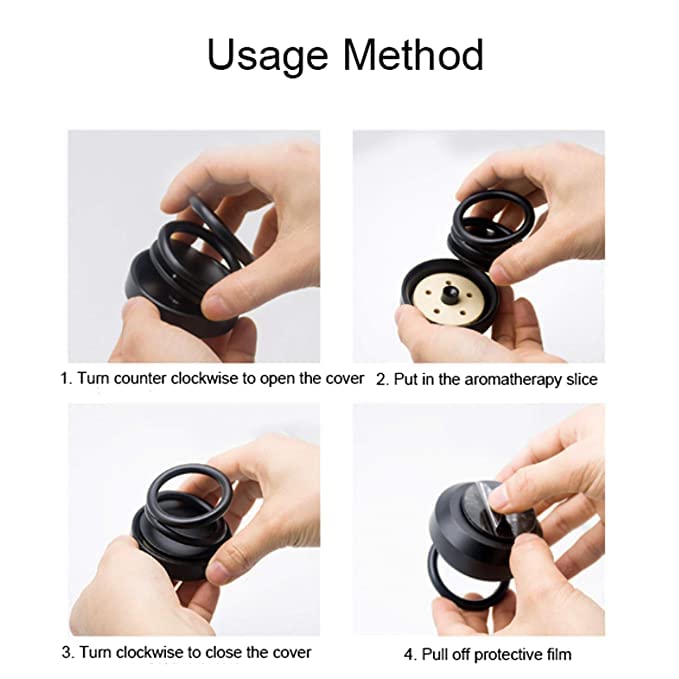 Car/Room Air Freshener Solar Power Rotating