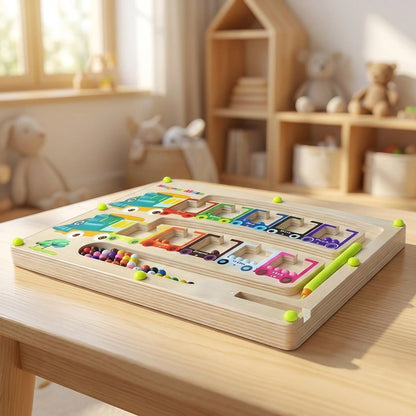 Magnetic Montessori Maze Board