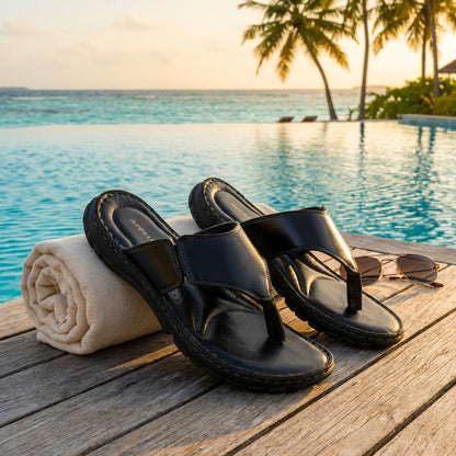 CloudStep Leather Slippers
