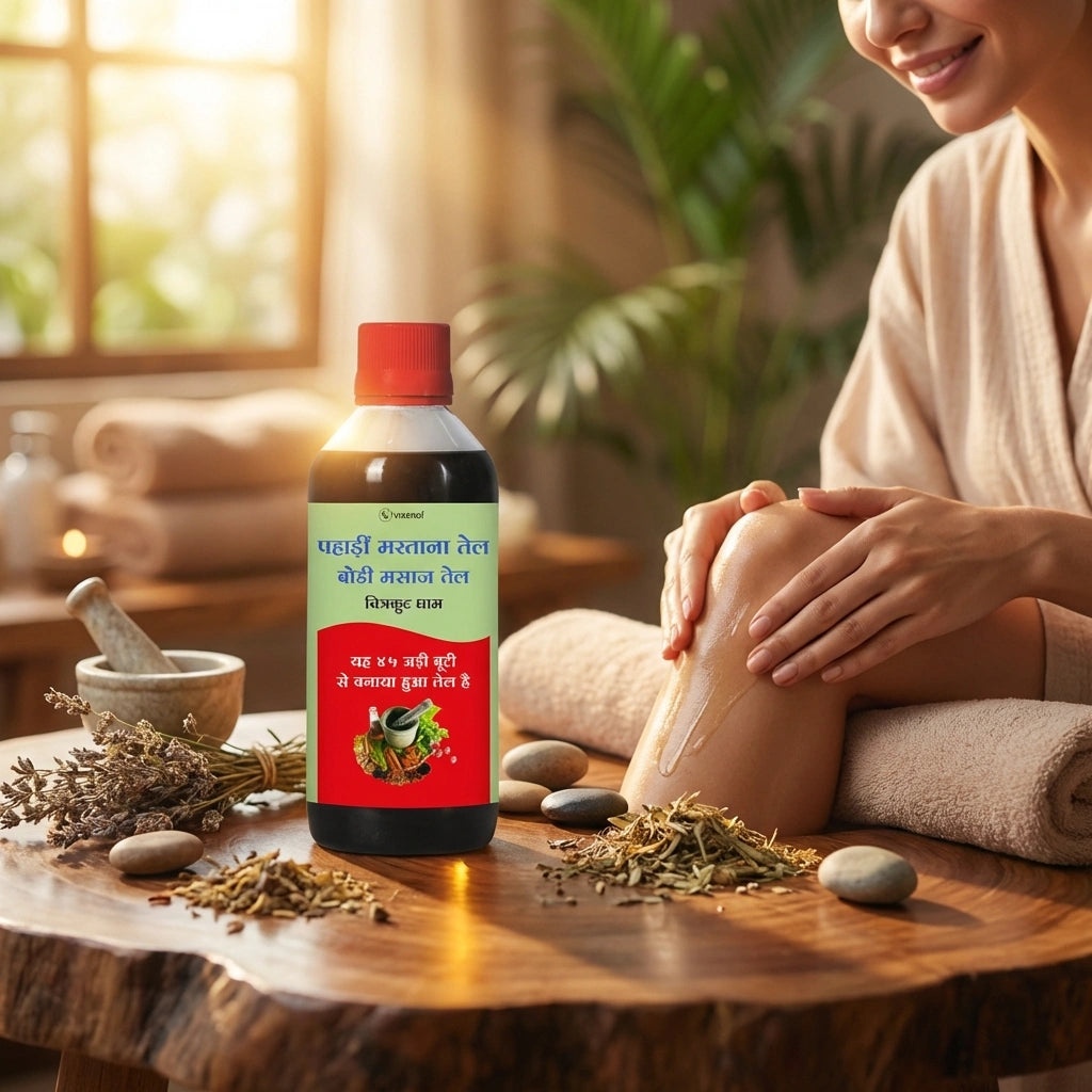 Herbal Body Massage Oil – 280g x 2