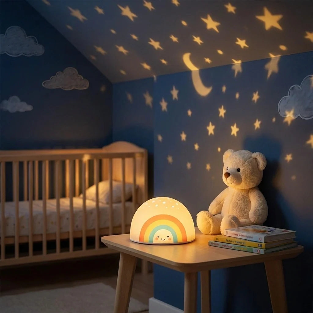Rainbow Star Projector Light