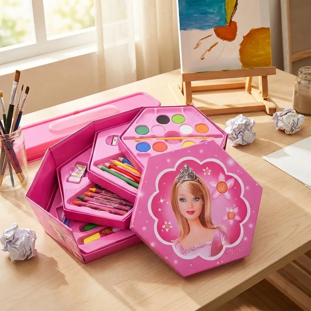 46 Pcs Plastic Art Colour Set