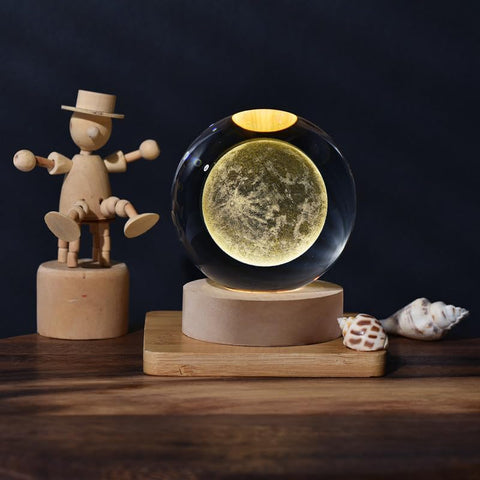 3D Crystal Lamp Ball (Assorted Design)