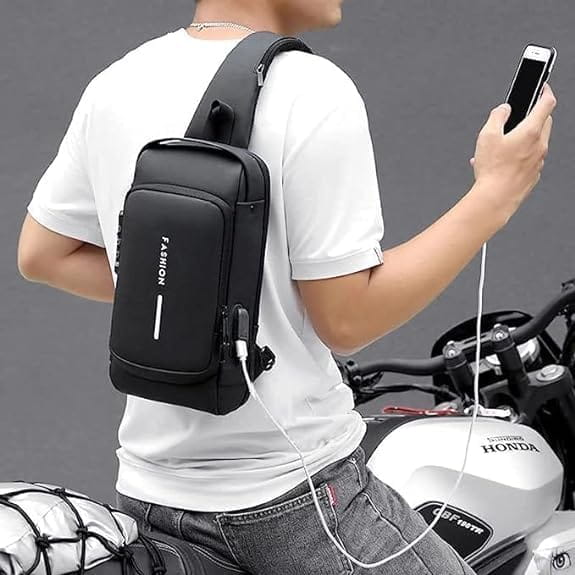 Sling Bag with USB Charging Port