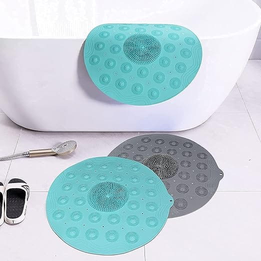 Silicone Non Slip Round Bathroom Mat