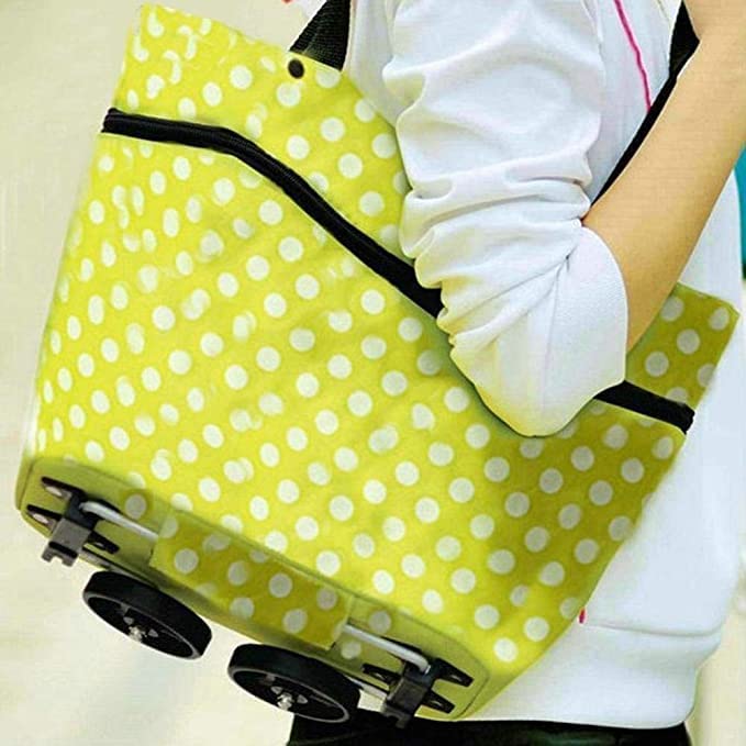 Folding Cart Bags Trolley Shopping Bag For Travel Luggage