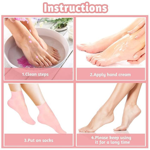 Silicone Gel Heel Socks